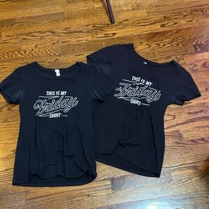 Black TGI Friday Shirt